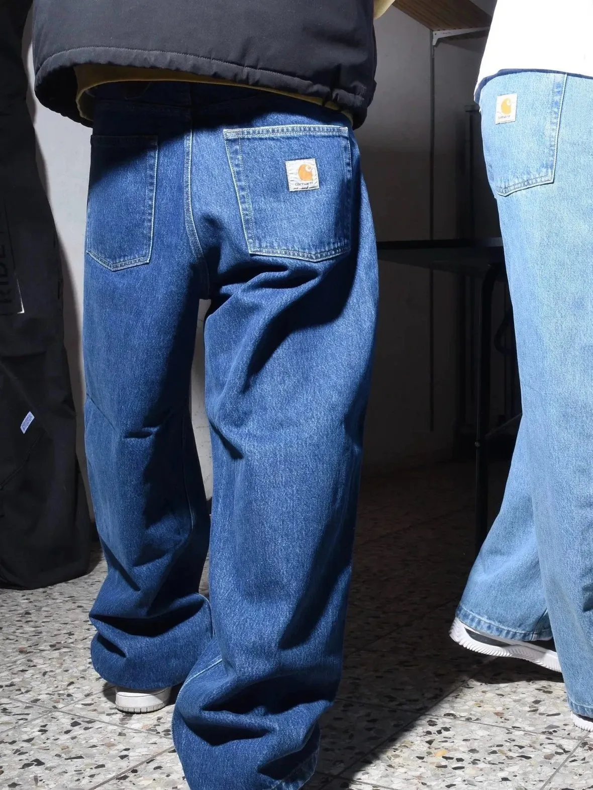 Carhartt WIP Landon pants百搭经典logo标休闲直筒牛仔长裤 (88)